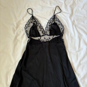 woman’s slip dress